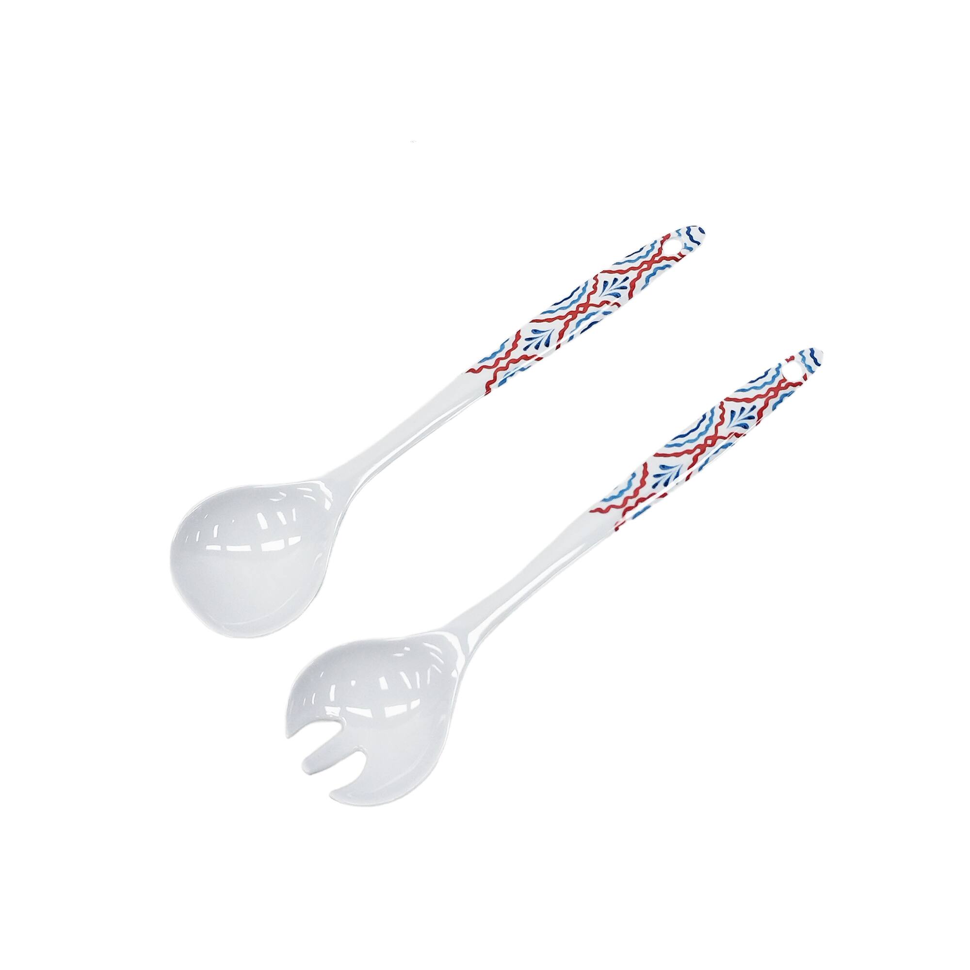 Red, White & Blue Serving Fork & Spoon Set by Celebrate it™